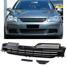 Kühlergrill Sportgrill Grill + Halbmond für VW Golf 5 03-09 nicht GTI