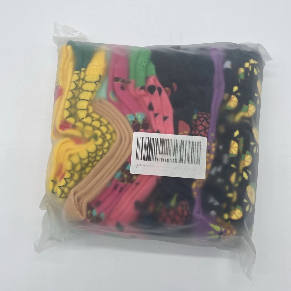 Women's Crew Socks Fancy Funny Casual Combed Cotton 10 Pack Size 7-11 Wecibor - Image 4 of 4