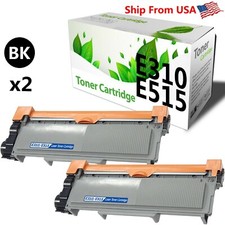 2 Pack E310 E515 593-BBKD Toner Cartridge For Dell E310dw E515dw Printers