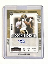 2021 Contenders Kawaan Baker Variation Rookie Autograph Auto RC #258 Saints Lot2