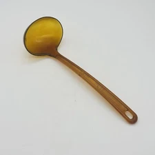 Vintage ULTRATEMP Robinson Knife Co Ladle Utensil Amber Brown Used