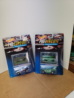 HOT WHEELS PRO CIRCUIT-LOT OF 2 OPEN WHEEL CARS. UNSER JR./ GUERRERO