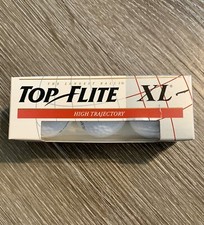Top Flite XL High Trajectory Golf Balls Sleeve 3-Balls 1994 Vintage USA