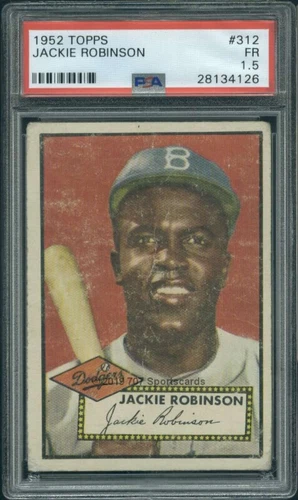 1952 Topps #312 Jackie Robinson PSA 1.5 Dodgers  (4126)