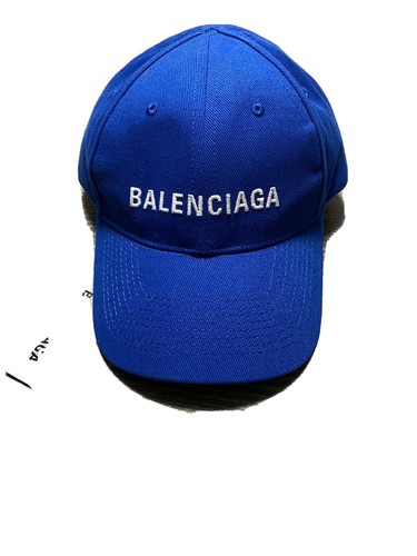 Balenciaga Logo Baseball Cap Sapphire 