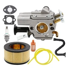 Carburetor Carb + Air Filter Replacement for Stihl MS271 MS291 MS261C Chainsaw