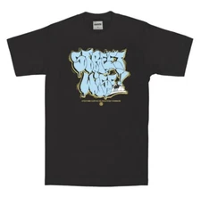 STREETWISE CLOTHING  P45 Throwie T-Shirt (Black) Men’s Graphic Tee