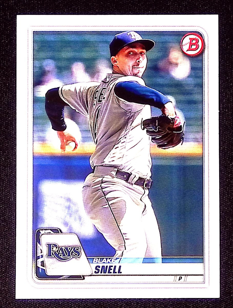 Blake Snell Tampa Bay Rays 2020 Topps Bowman Chrome Baseball #68