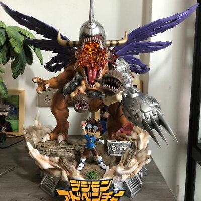 Digimon Adventure YAGAMI TAICHI Metal Greymon Resin Figurine Full