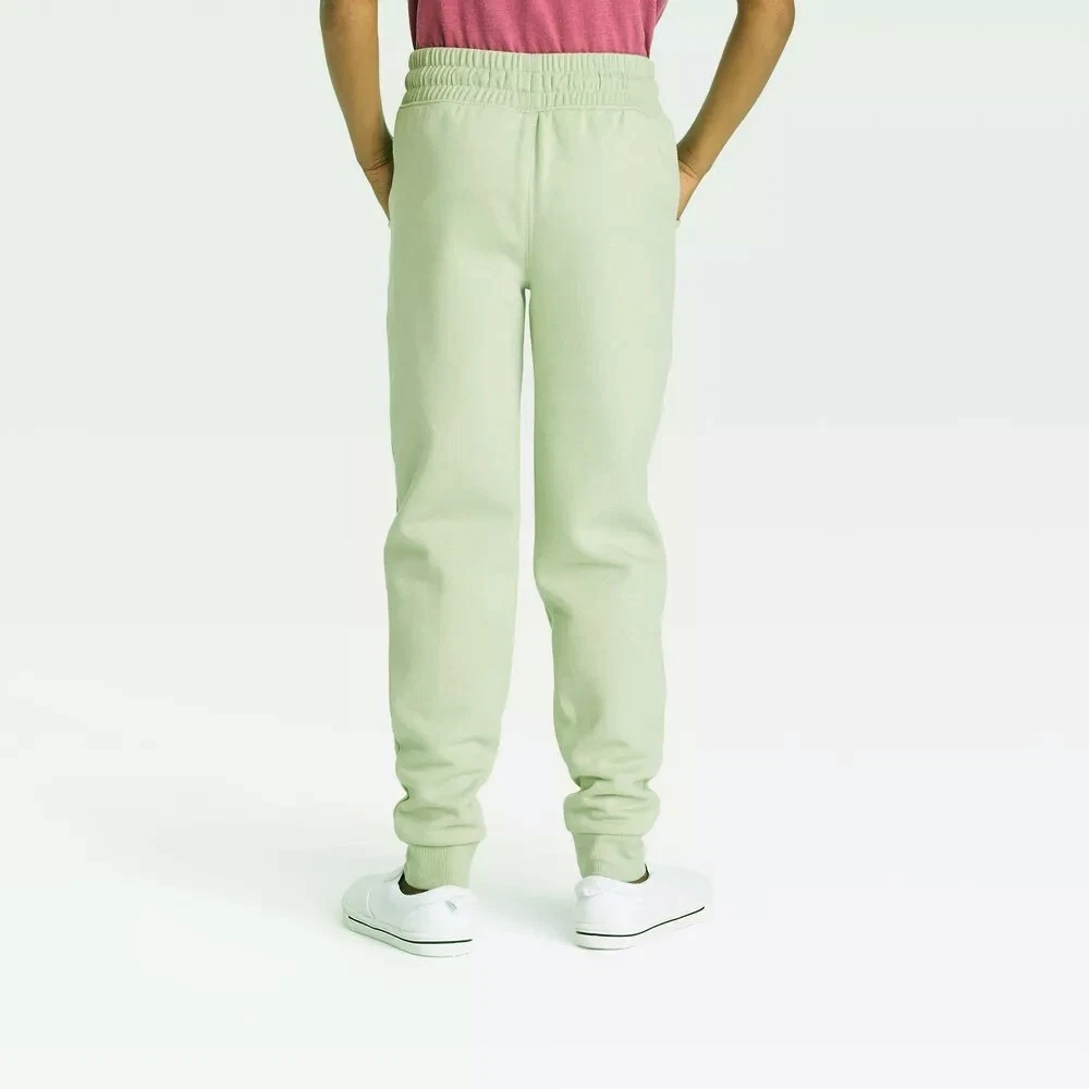 Cat & Jack Girls Fleece Jogger Sweat Pants Mint Green L 10/12 NWT