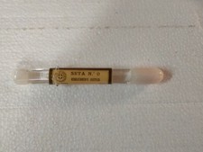 Antica confezione FILO PER SUTURA SETA n. 0  in provetta di vetro  da collezione