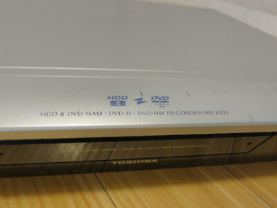 Toshiba RD-XS31 HDD DVD Recorder Player No Remote - Japanese Text