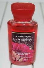 Bath  Body Works A Thousand Wishes Shower Gel Shea Vitamin E 3 fl oz Signature
