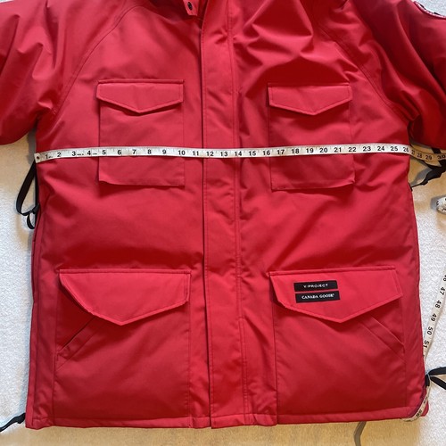 Men's Parka Canada Goose + Y/PROJECT CONSTABLE L Red - Picture 6 of 22