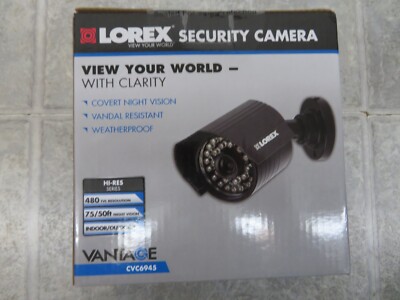 Lorex security camera, CVC6945  IR illuminated, 480 lines resolution, Indoor/out