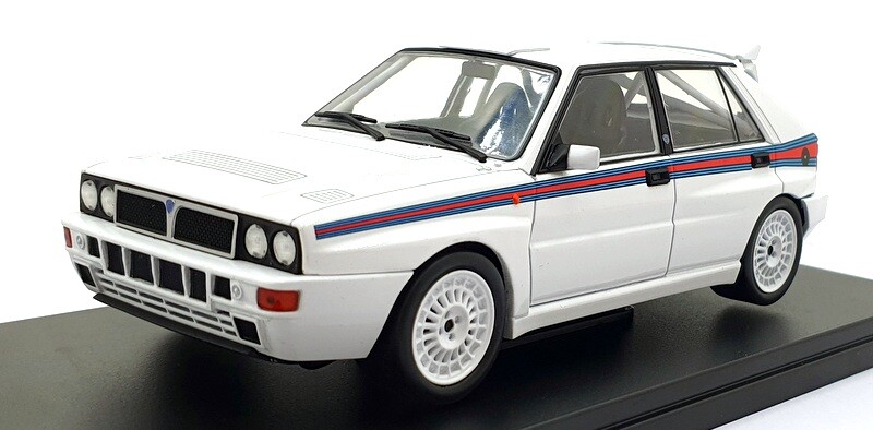 1989 Lancia Delta Integrale 16V White Diecast Model 1/43 by Whitebox WB124238