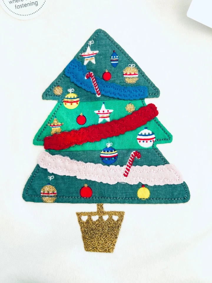 Bebé Niñas Navidad Mameluco Conjunto Cuidado Materno Diadema Tutú Festivo Conjunto de 3 Piezas Foto 4 de 4