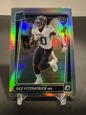2021 Donruss Optic Dez Fitzpatrick Silver Holo Rated Rookie #236 Titans