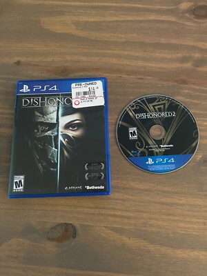 Dishonored 2 (Sony PlayStation 4, 2016) PS4