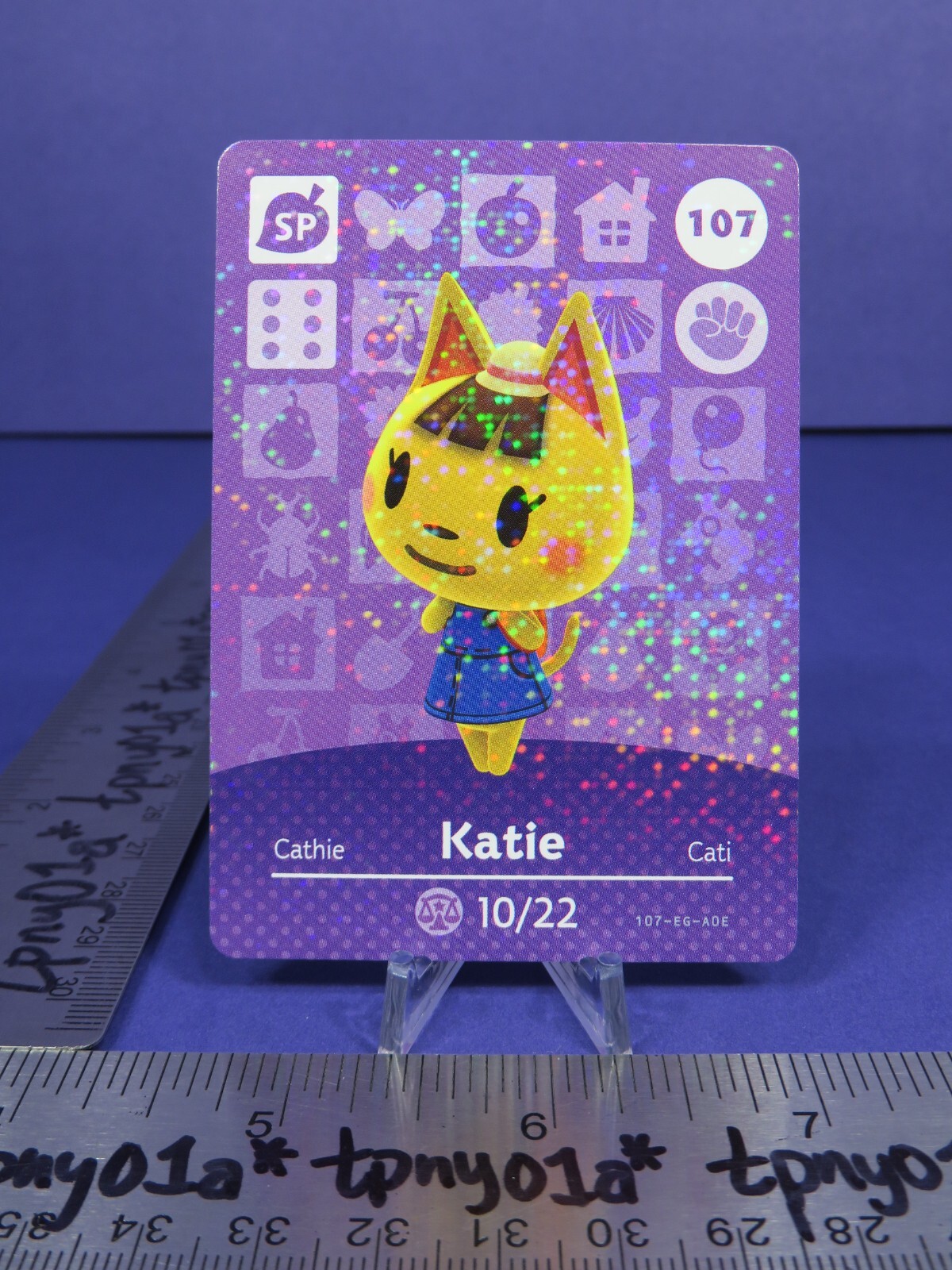 Katie #107 Authentic US Pack Fresh Animal Crossing Series 2 Amiibo Card eSE