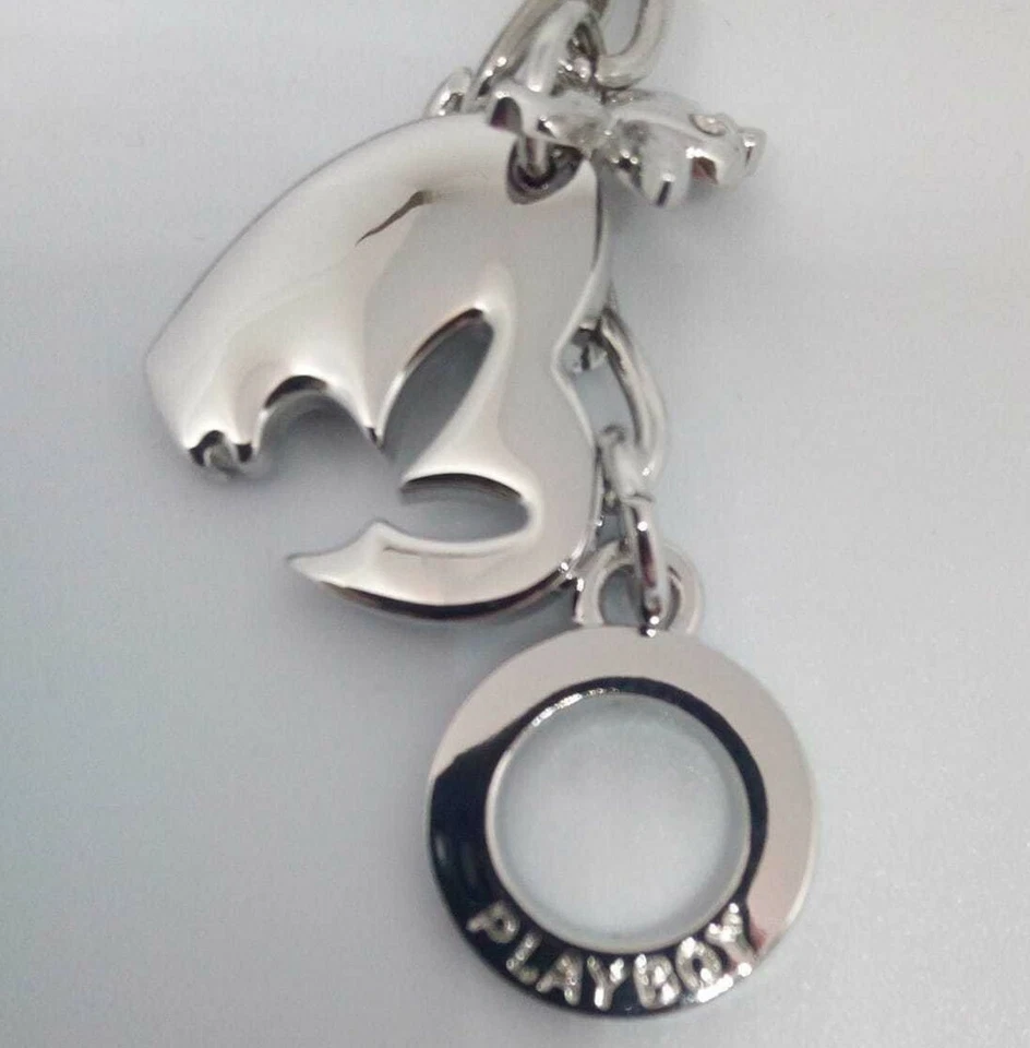 Playboy Bracelet Bunny Charm Heart Bead Toggle Black Friday Sale NWT NIB HTF NOS - image 3 of 4