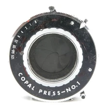 Copal PRESS Shutter #1 With Retaining Ring & NO Aperture Scale. Tested. READ.