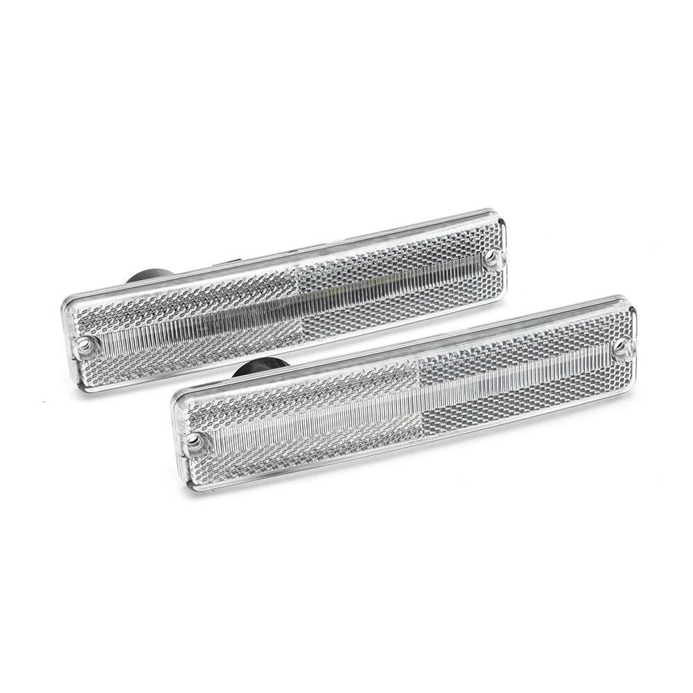 Clear Amber LED Front Side Marker Light for Jeep CJ5 CJ6 CJ7 CJ8 Pickup