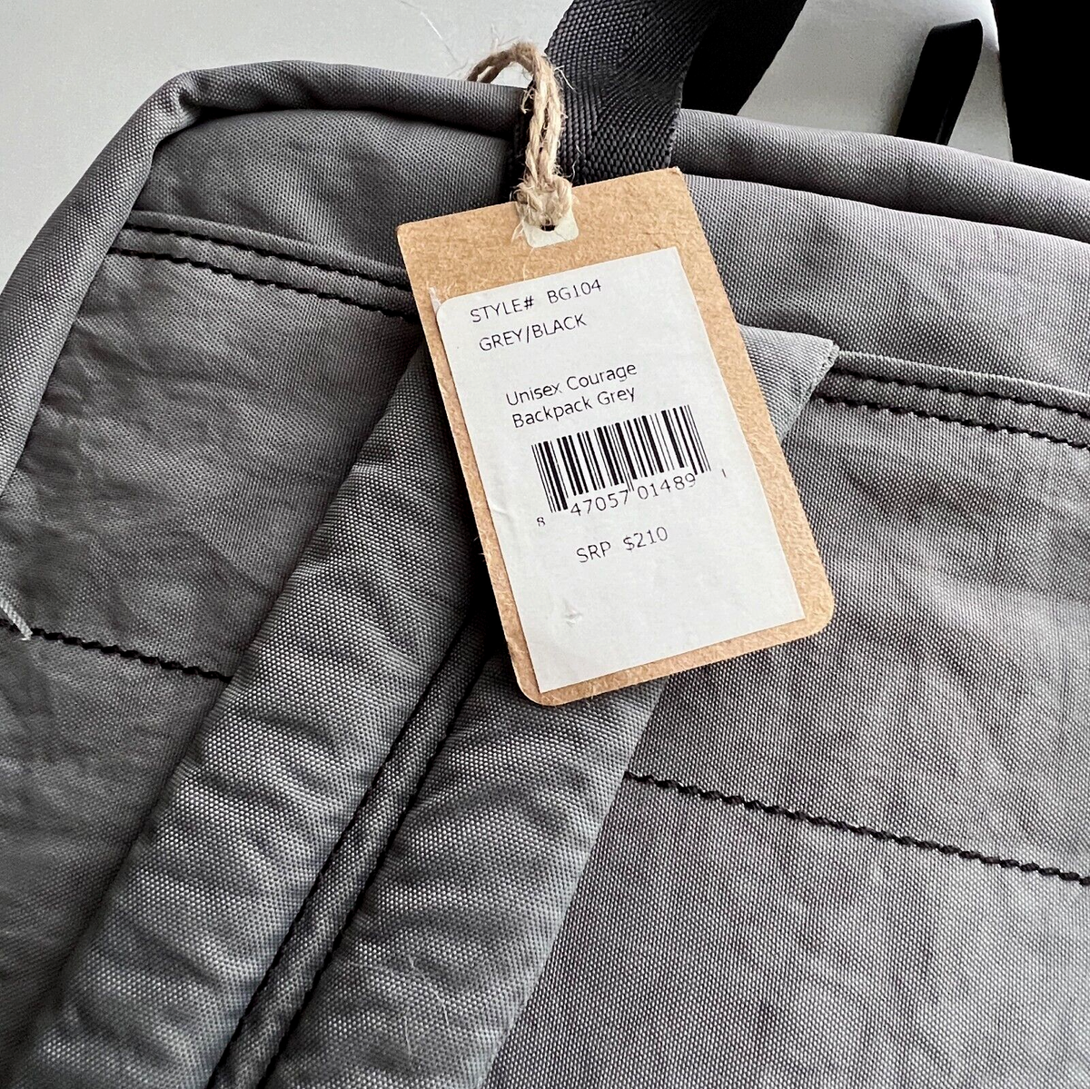 NWT Twelve Little Courage backpack gray unisex NWT TwelveLittle Unisex Courage Backpack or Diaper Bag Gray  main image 2