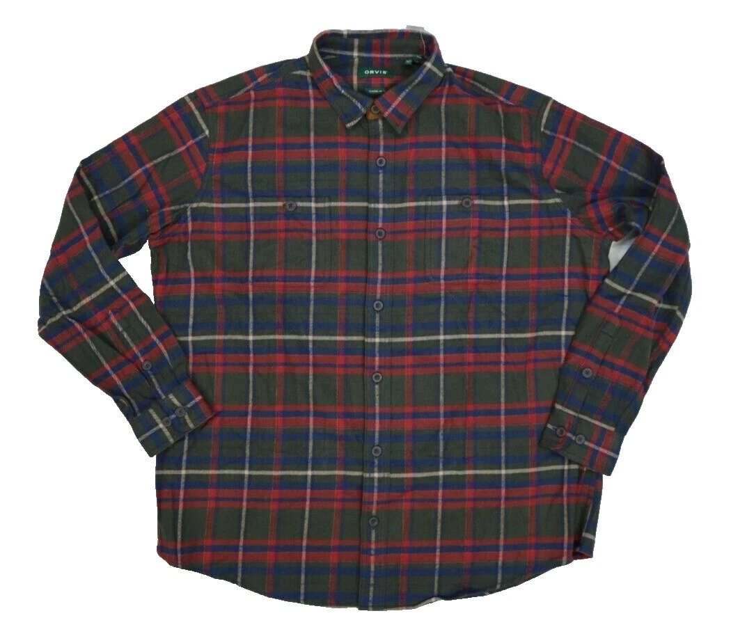 Orvis Camisas para hombre grande y alto