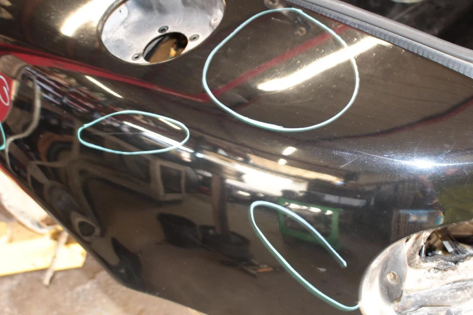 90-97 Mazda MX-5 Miata NA Black Driver Left Rear Quarter Panel - Image 2 of 4