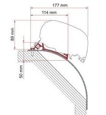 Fiamma F80/F65 Adapter Kit Laika Kreos 05 98655-698