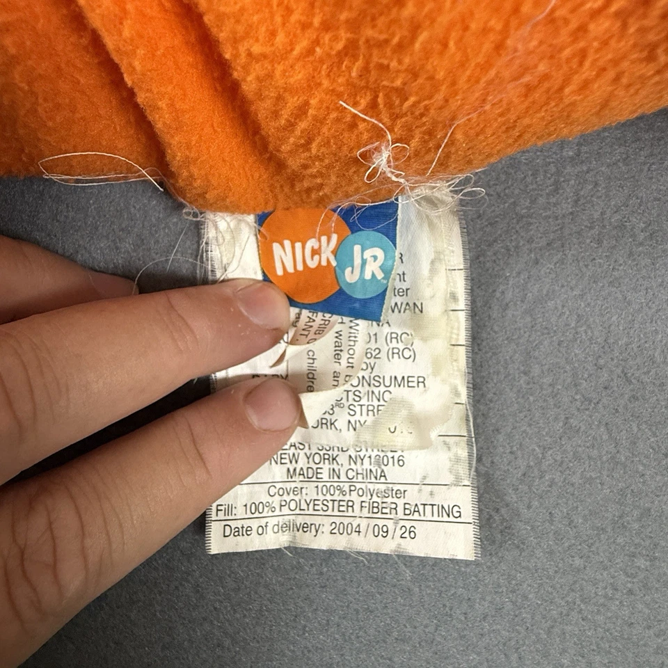 Vtg 2002 Viacom Nick Jr 26” DORA THE EXPLORER PLUSH STUFFED Star Map Backpack - Image 4 of 4