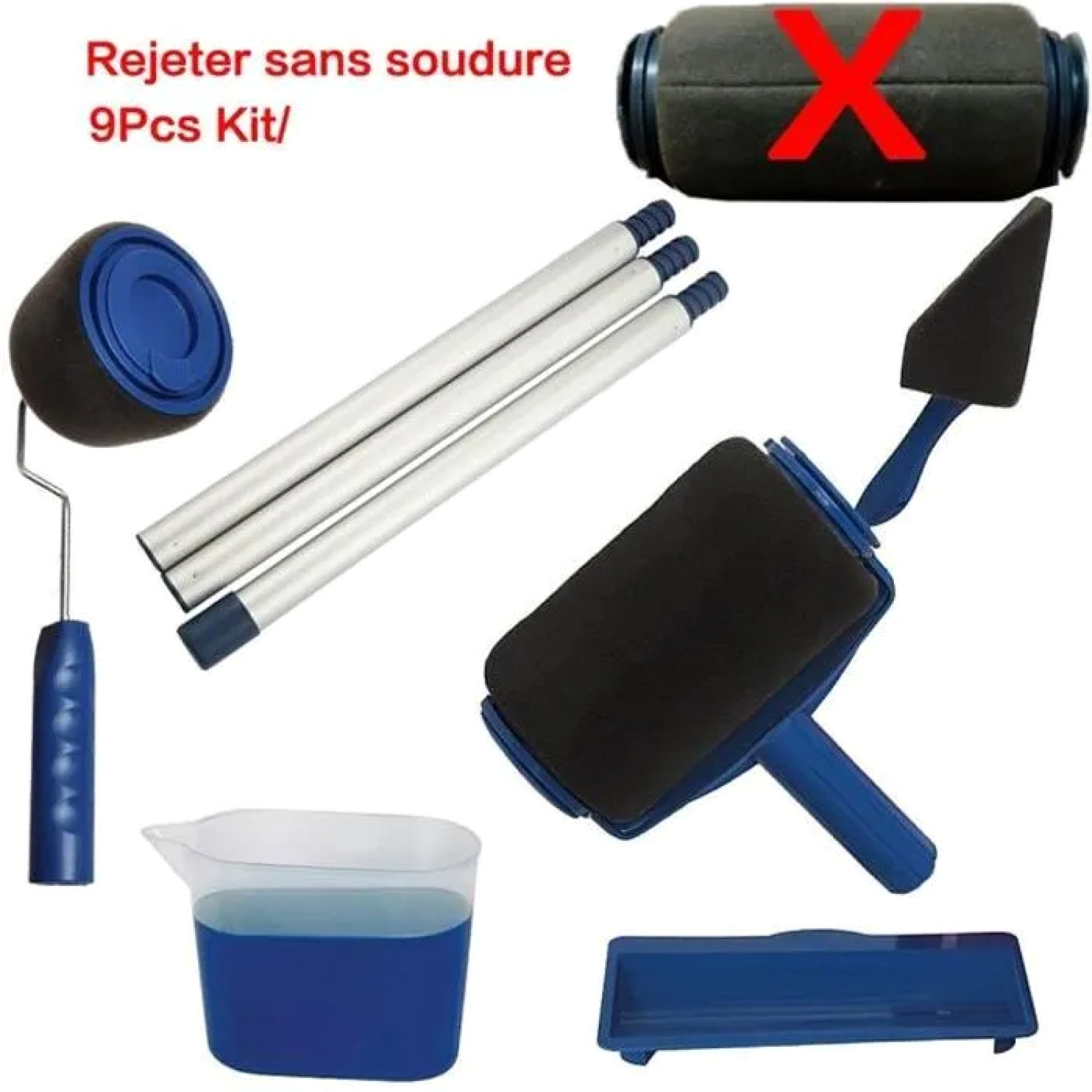 Rouleau peinture à réservoir Paint Runner Pro avec système anti-goutte complet