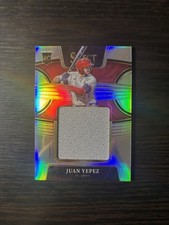 2022 Select JUAN YEPEZ Silver Prizm Rookie Jumbo Jersey RC /250 #RJS-JY