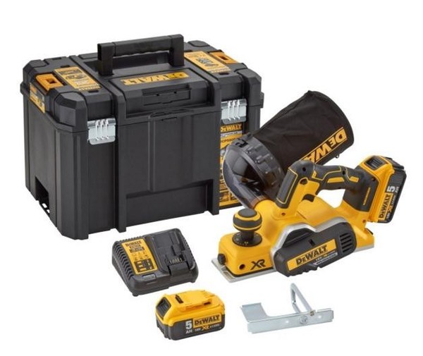 Dewalt Akkumultifunktionshobel 82 Mm 18V DCP580P2 Mit 2X5,0Ah Li-Ion Akkus-image