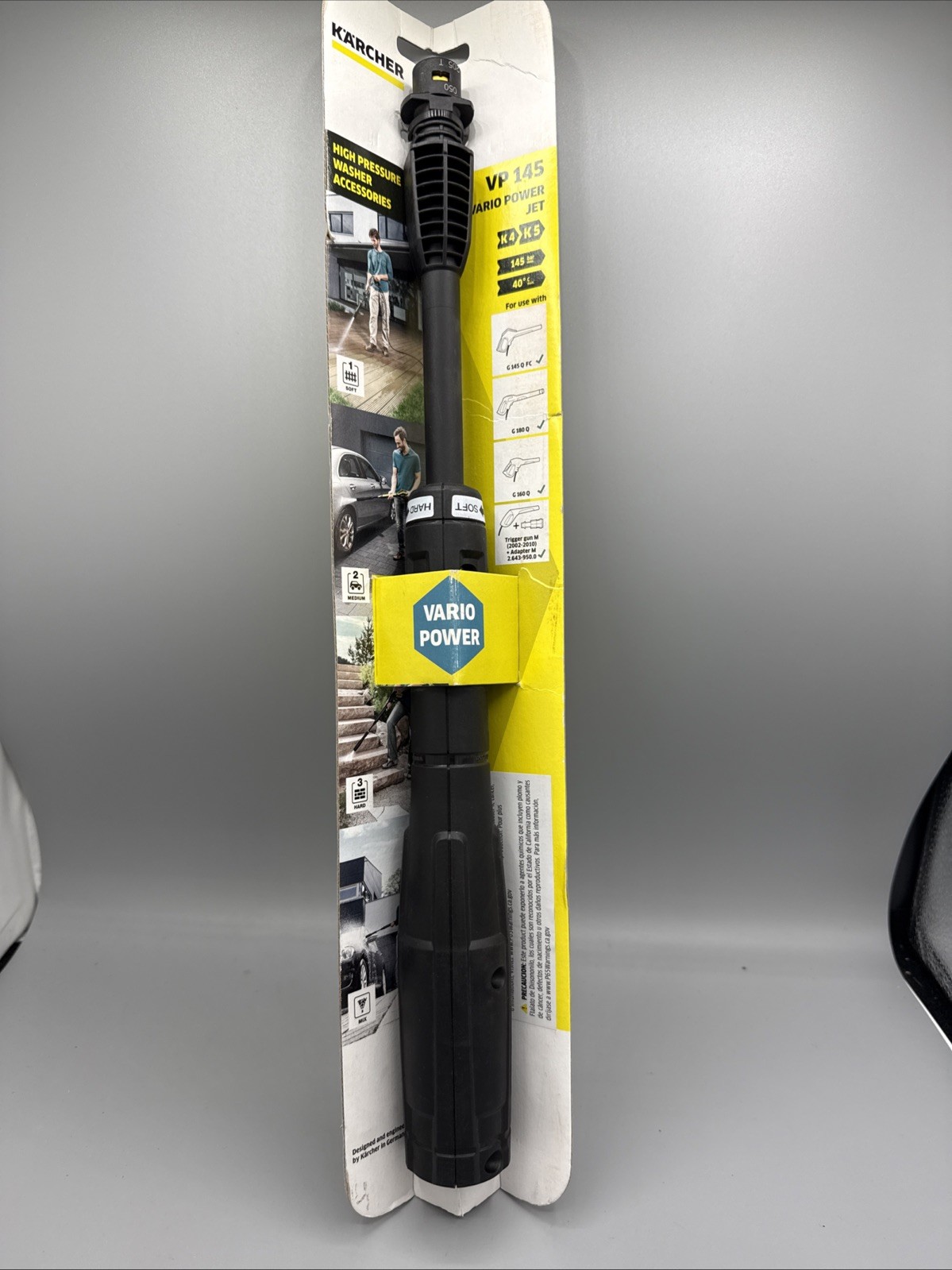 Karcher K4 K5 VP145 Pressure Washer Full Control Vario Power