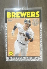 2021 Topps - 1986 Topps Baseball 35th 36/70 Anniversary Keston Hiura #86B-31