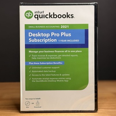 NEW Quickbooks Desktop Pro Plus 2021 Plus Small Business Accounting - READ DESC.