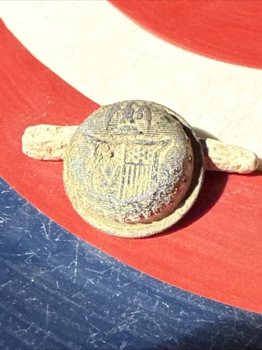 Dug Civil War  💥 🇺🇸 💣 New York Coat Button Rare Back