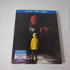 IT Blu-ray, 2017 Pennywise Bill Skarsgard Stephen King Horror Movie