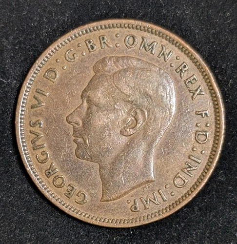 1945 George VI Penny — photo from another recent sale