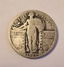 1925 Standing Liberty Quarter G/G+ U.S. coin