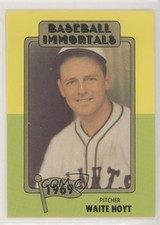 1980-84 SSPC Baseball Immortals 1st Printing Waite Hoyt #113 HOF te2