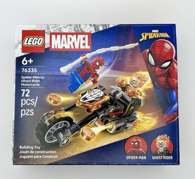 LEGO Marvel NEW Spider-Man vs. Ghost Rider Motorcycle Factory Sealed! 76335