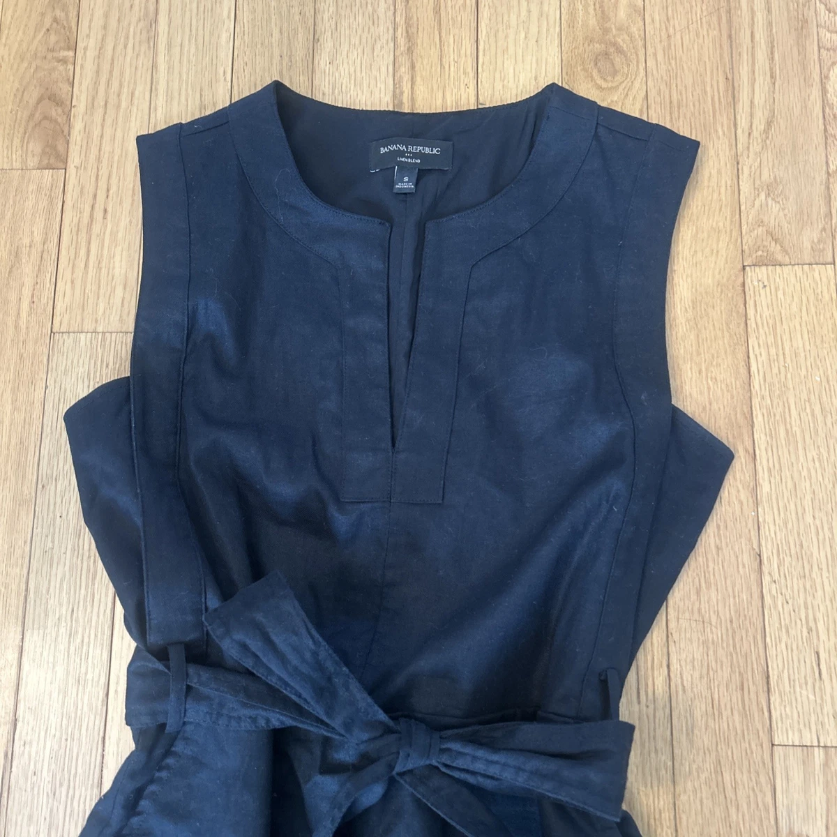 knee length dresses for ladies Lillian Linen Shift Dress