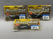 Obsolete Vintage Berkley 4" Bungee Worms Tournament Strenght (3) 12 packs