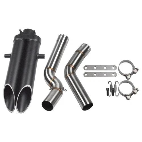 For Honda CBR600RR F5 2005-2024 Exhaust System Kit Mid Link Pipe Black Muffler