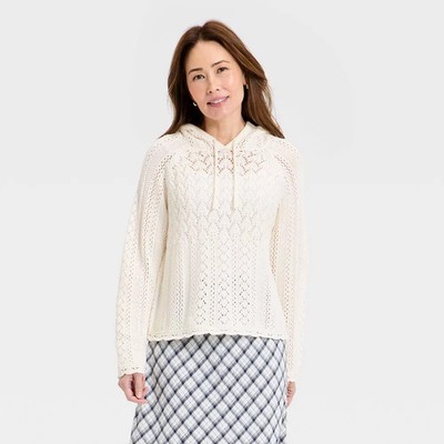 Women Hooded Pullover Sweatshirt - Universal