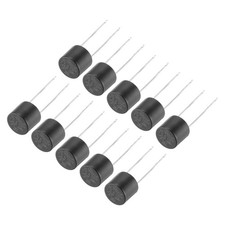 10Pcs Cylindrical DIP Mounted Miniature Micro Fuse T5A 5A 250V Black