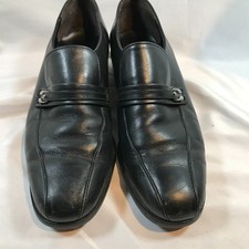 Sears Wonderlite Bicycle-Toe Black Leather Loafer Slip‎ On Shoes Mens US 10.5 D Wonderlite Mens Shoes In Men main image 4